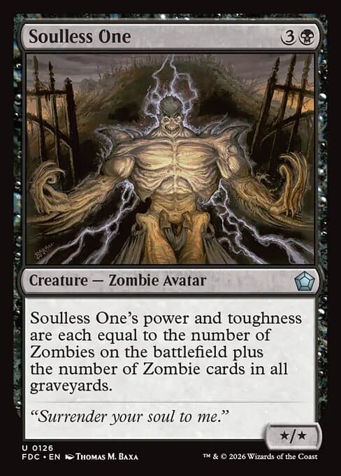 Soulless One card art (fdc-126), Magic: The Gathering FDC