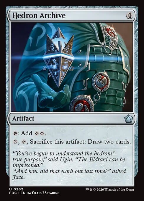Hedron Archive card art (fdc-262), Magic: The Gathering FDC