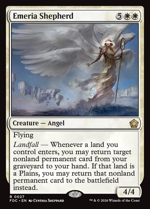 Emeria Shepherd card art (fdc-27), Magic: The Gathering FDC