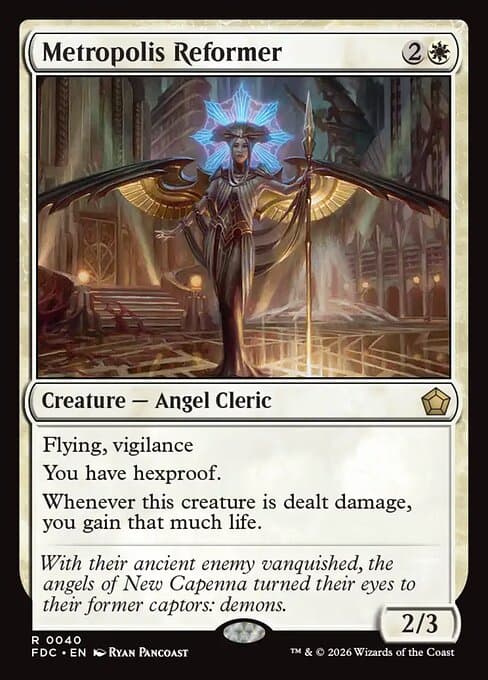 Metropolis Reformer card art (fdc-40), Magic: The Gathering FDC
