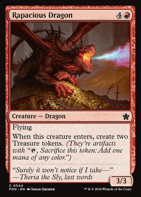 Rapacious Dragon (fdn-544)