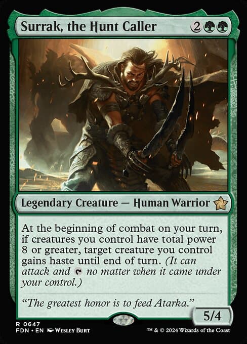 Surrak, the Hunt Caller (fdn-647)