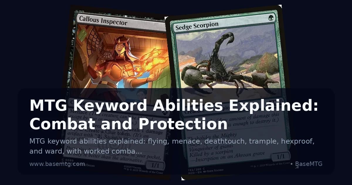 MTG Keyword Abilities Explained: Combat and Protection