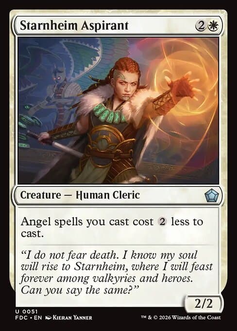 Starnheim Aspirant card art (fdc-51), Magic: The Gathering FDC