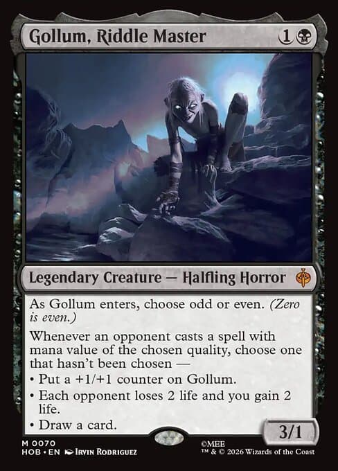 Gollum, Riddle Master (hob-70)