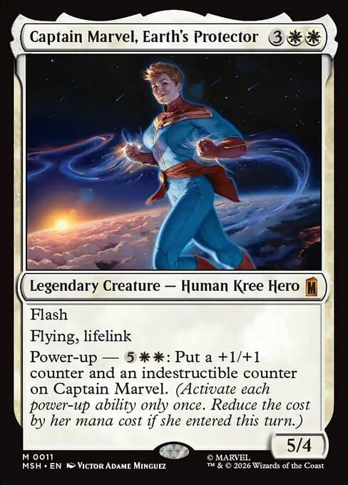 Captain Marvel, Earth's Protector (msh-11)