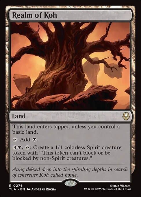 Realm of Koh card art (tla-276), Magic: The Gathering TLA