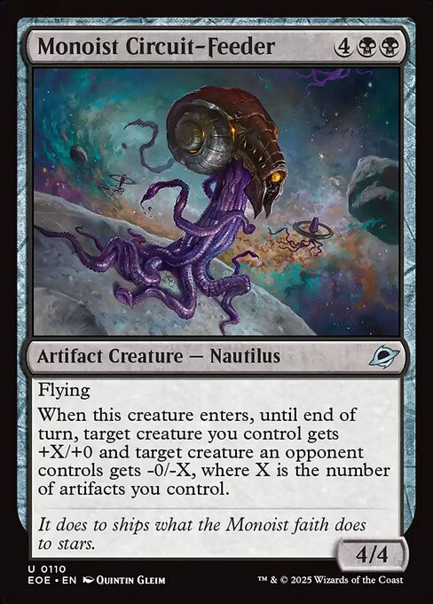 Monoist Circuit-Feeder card art (eoe-110), Magic: The Gathering EOE