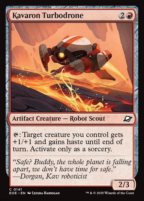 Kavaron Turbodrone card art (eoe-141), Magic: The Gathering EOE