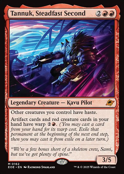 Tannuk, Steadfast Second card art (eoe-162), Magic: The Gathering EOE