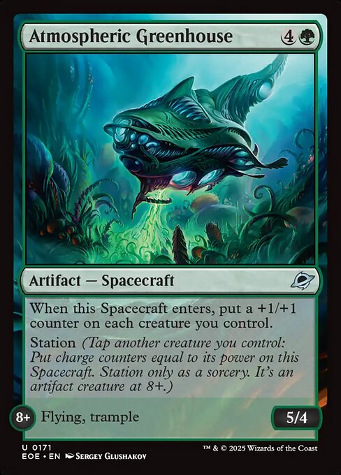 Atmospheric Greenhouse card art (eoe-171), Magic: The Gathering EOE