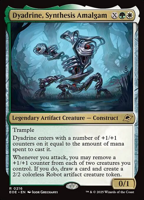 Dyadrine, Synthesis Amalgam card art (eoe-216), Magic: The Gathering EOE