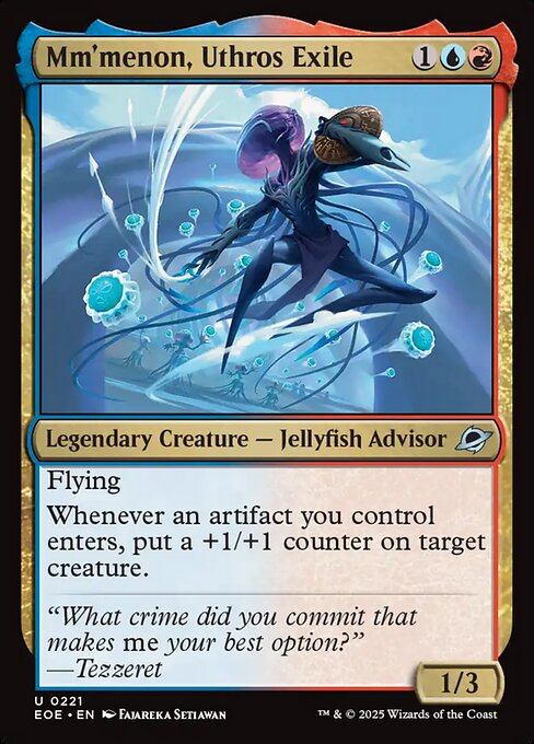 Mm'menon, Uthros Exile card art (eoe-221), Magic: The Gathering EOE