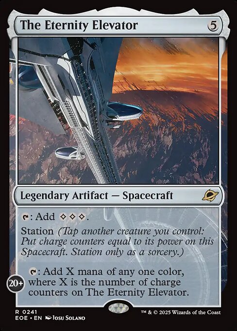 The Eternity Elevator card art (eoe-241), Magic: The Gathering EOE