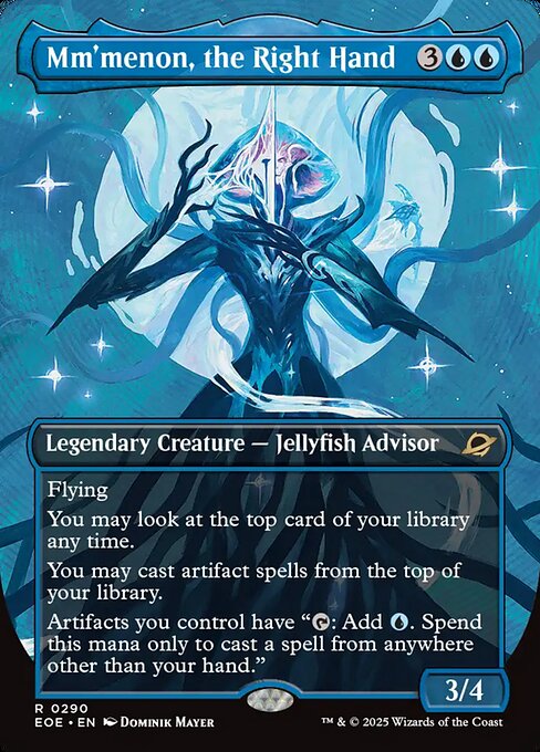 Mm'menon, the Right Hand card art (eoe-290), Magic: The Gathering EOE