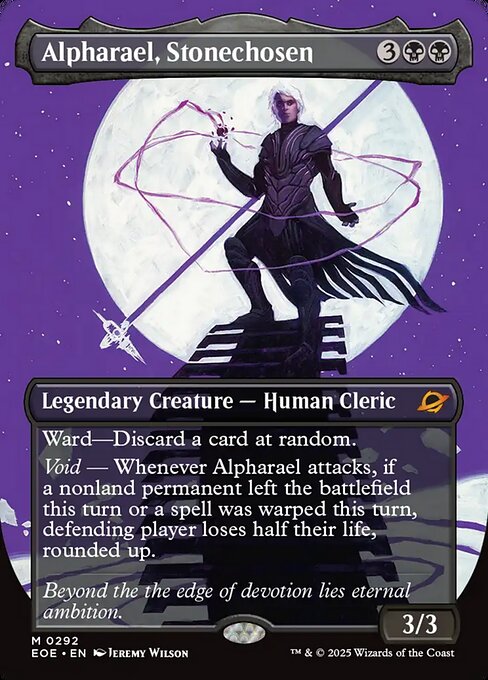 Alpharael, Stonechosen card art (eoe-292), Magic: The Gathering EOE