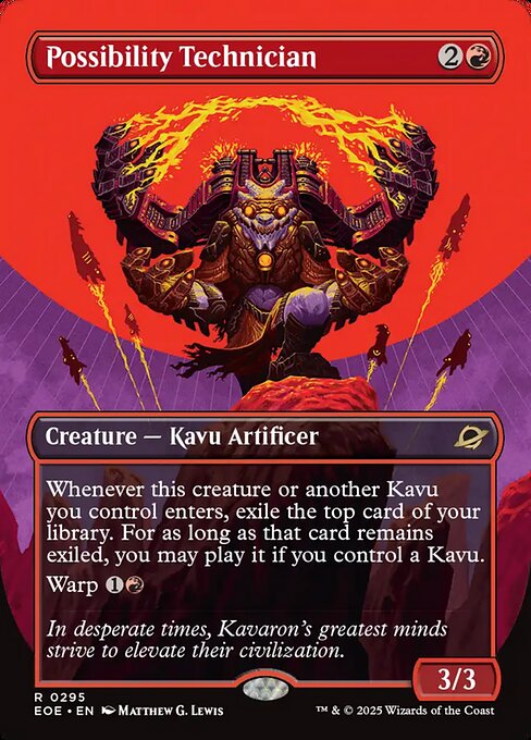 Possibility Technician card art (eoe-295), Magic: The Gathering EOE