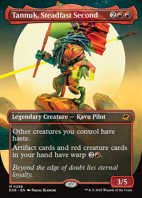 Tannuk, Steadfast Second card art (eoe-296), Magic: The Gathering EOE