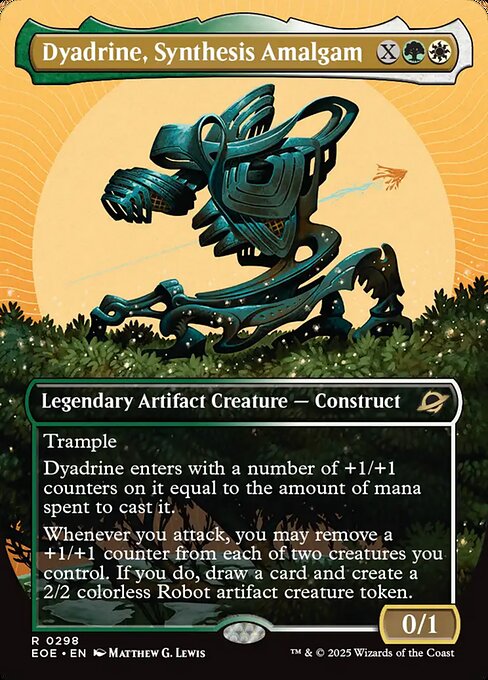 Dyadrine, Synthesis Amalgam card art (eoe-298), Magic: The Gathering EOE