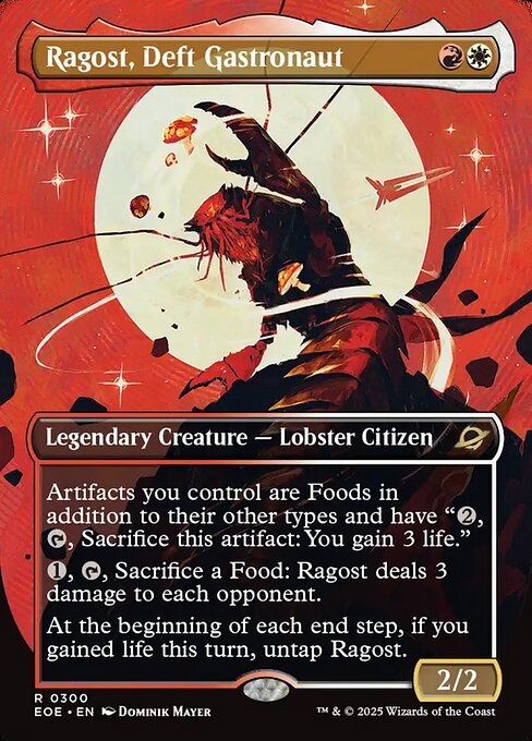 Ragost, Deft Gastronaut card art (eoe-300), Magic: The Gathering EOE