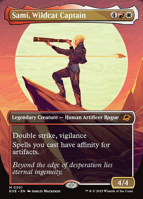 Sami, Wildcat Captain card art (eoe-301), Magic: The Gathering EOE