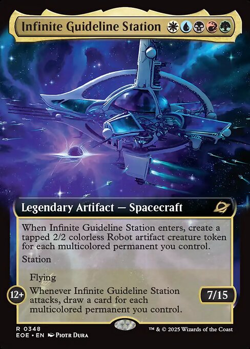 Infinite Guideline Station card art (eoe-348), Magic: The Gathering EOE