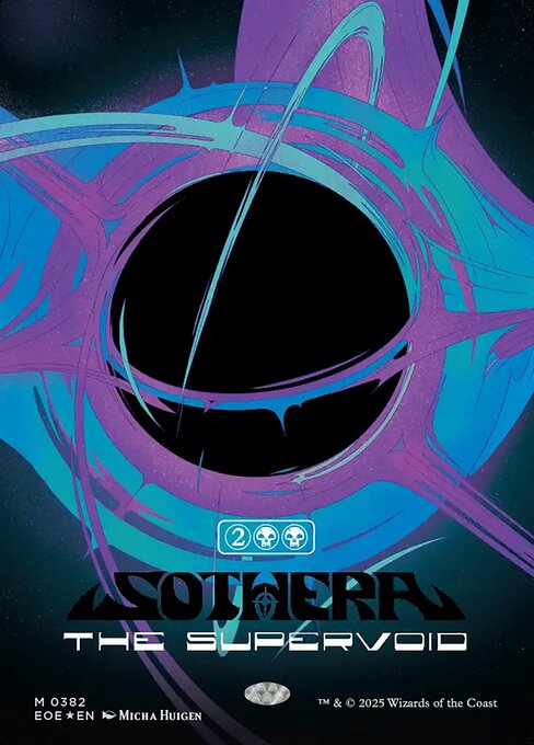 Sothera, the Supervoid card art (eoe-382), Magic: The Gathering EOE