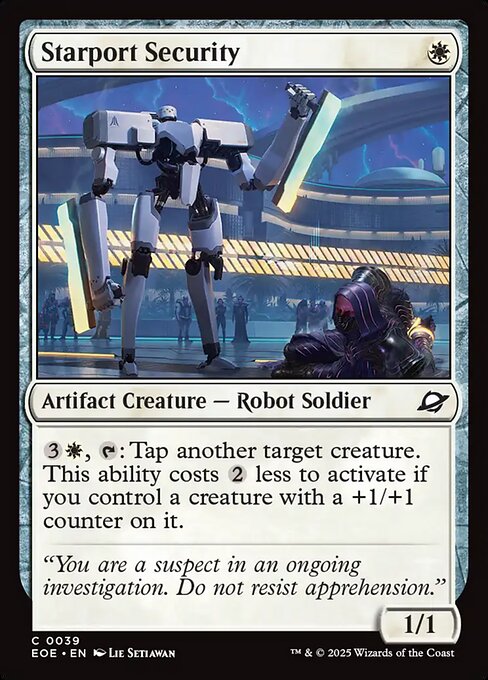 Starport Security card art (eoe-39), Magic: The Gathering EOE