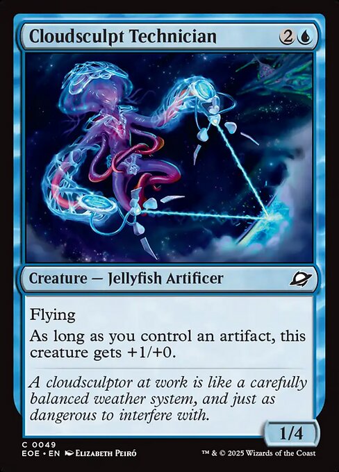 Cloudsculpt Technician card art (eoe-49), Magic: The Gathering EOE