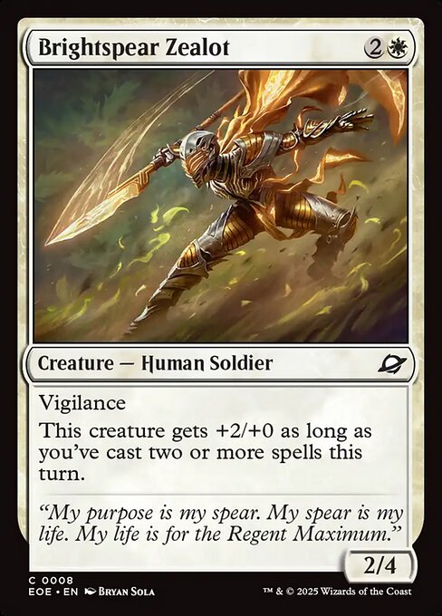 Brightspear Zealot (eoe-8)