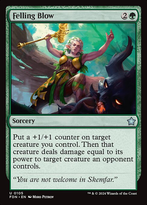 Felling Blow (fdn-105)