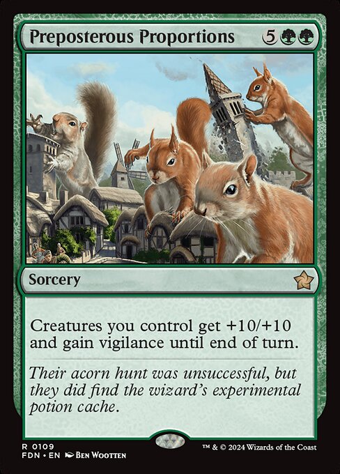 Preposterous Proportions (fdn-109)