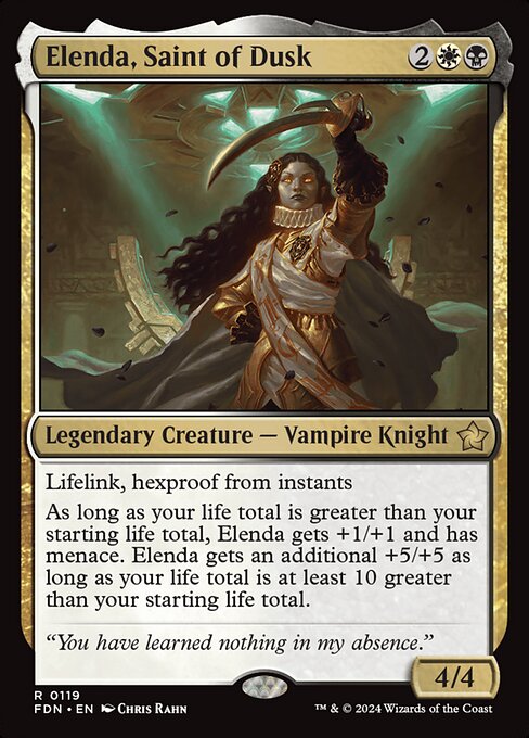 Elenda, Saint of Dusk (fdn-119)