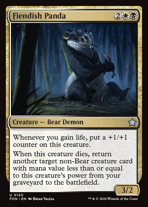 Fiendish Panda (fdn-120)