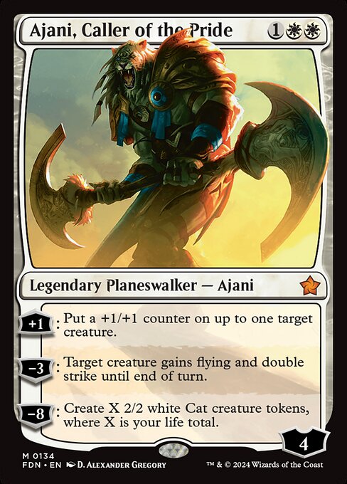 Ajani, Caller of the Pride (fdn-134)