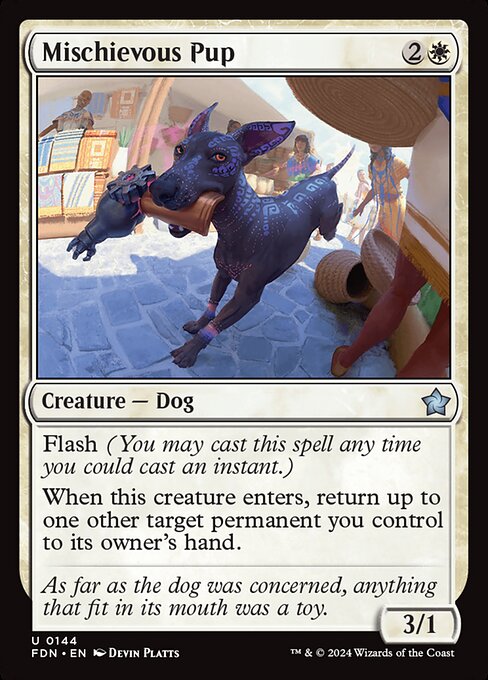 Mischievous Pup (fdn-144)