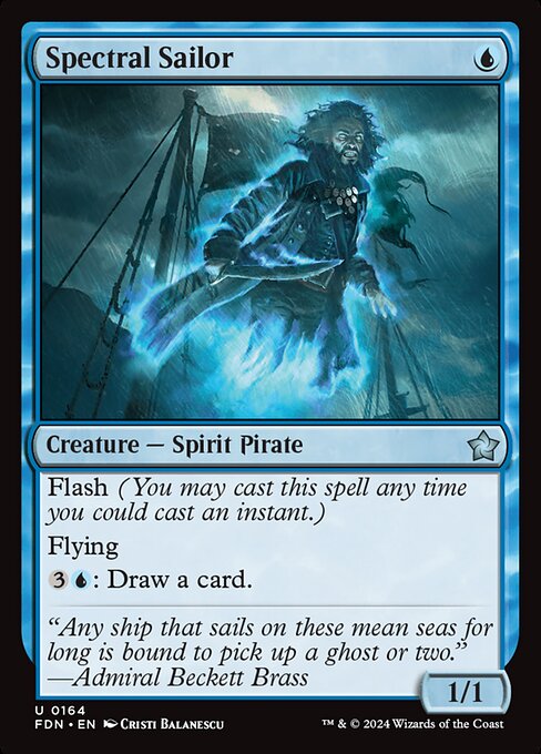 Spectral Sailor (fdn-164)