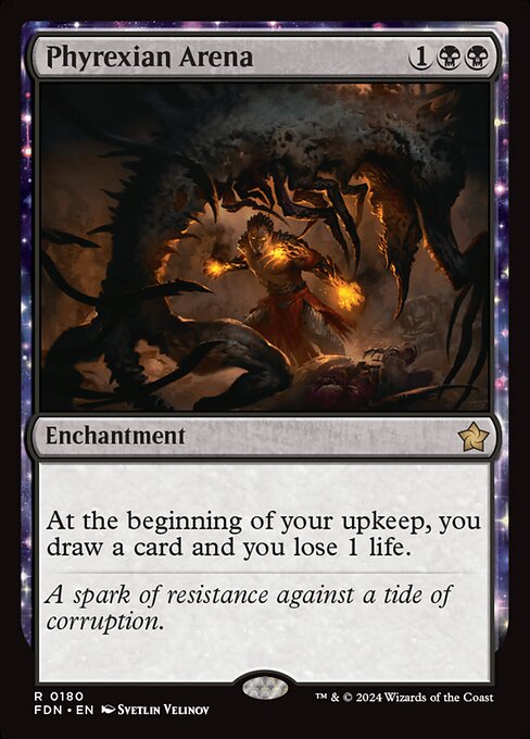 Phyrexian Arena (fdn-180)