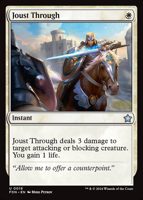 Joust Through (fdn-19)