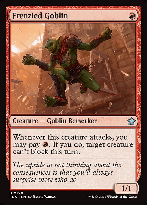 Frenzied Goblin (fdn-199)