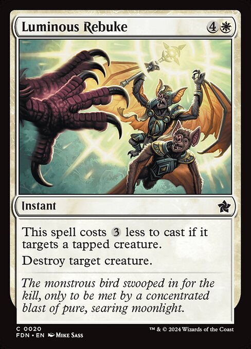 Luminous Rebuke (fdn-20)