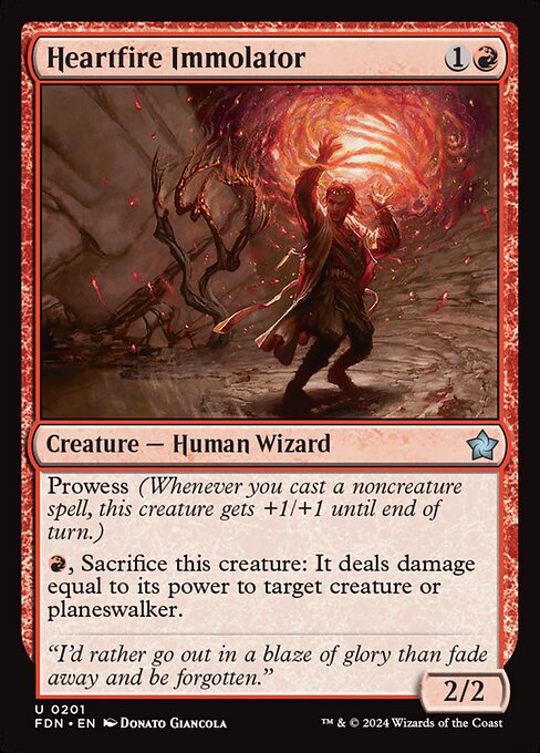 Heartfire Immolator (fdn-201)