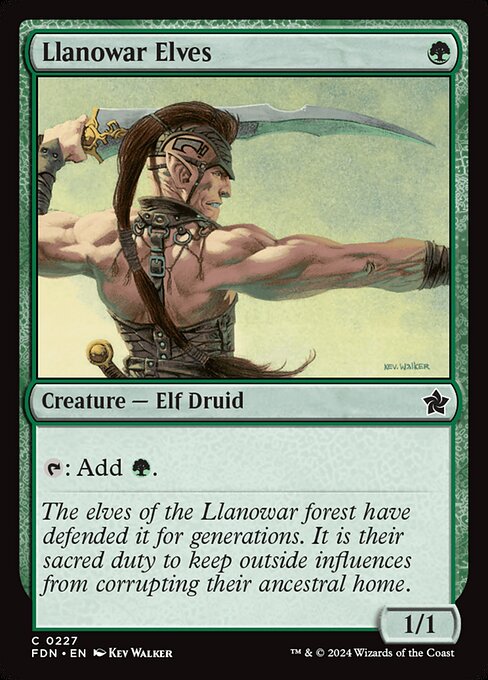 Llanowar Elves (fdn-227)