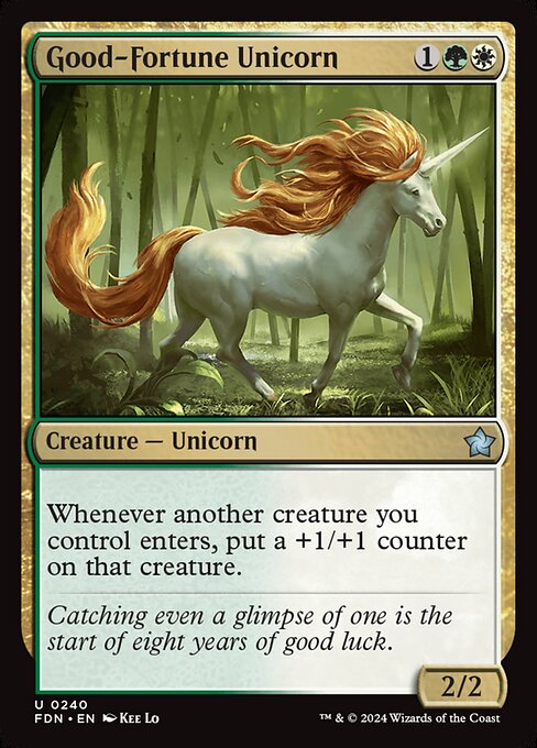 Good-Fortune Unicorn (fdn-240)