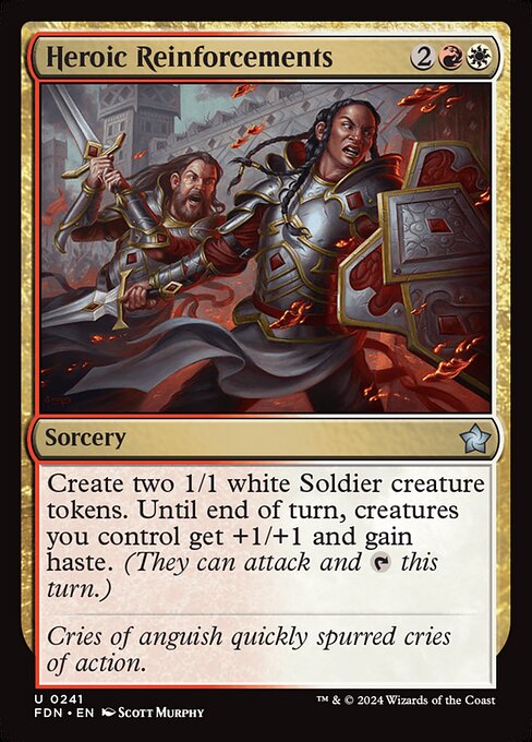 Heroic Reinforcements (fdn-241)