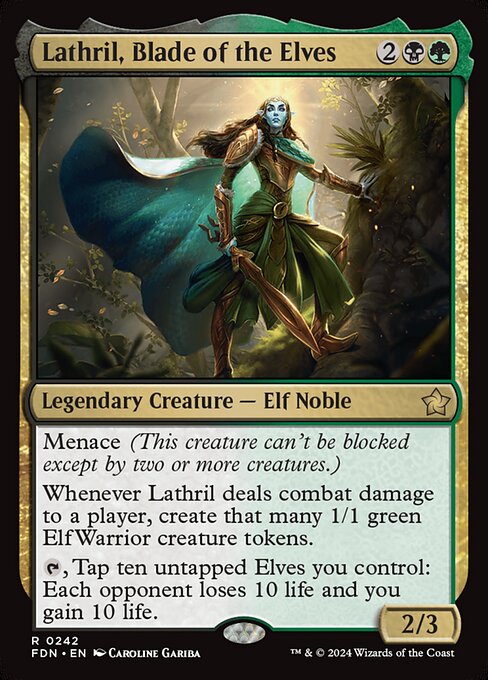 Lathril, Blade of the Elves (fdn-242)