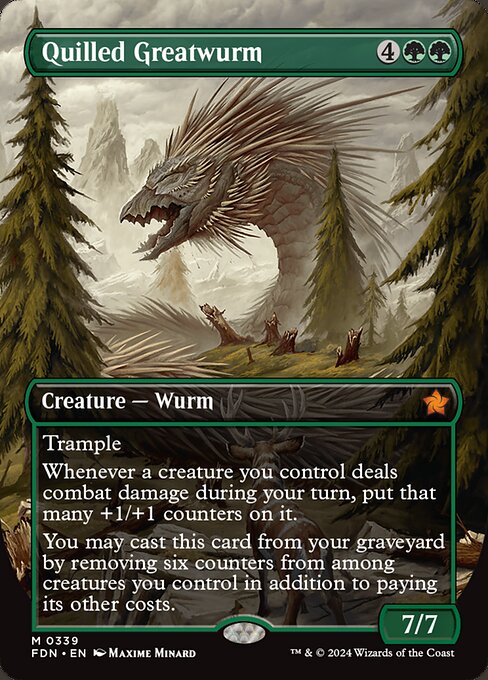 Quilled Greatwurm (fdn-339)