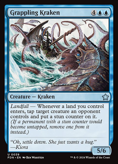 Grappling Kraken (fdn-39)