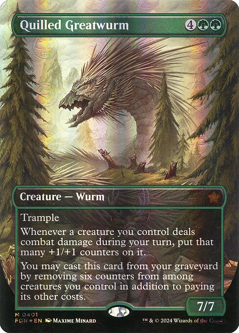 Quilled Greatwurm (fdn-401)