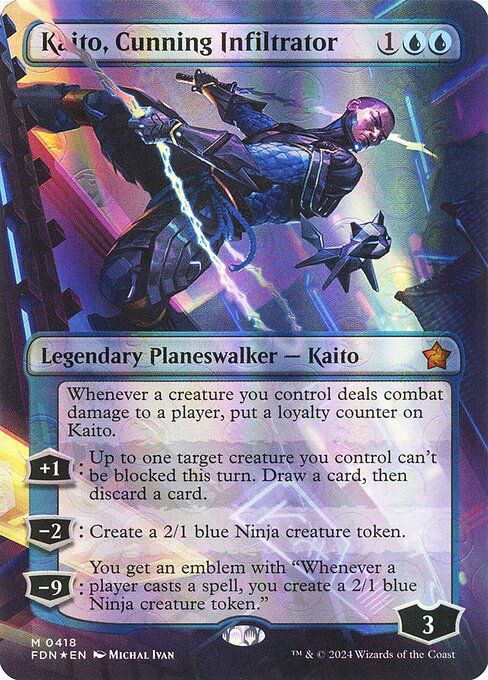 Kaito, Cunning Infiltrator (fdn-418)